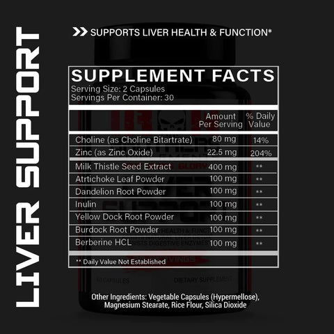 Iron Brothers LIVER SUPPORT, 30 Servings
