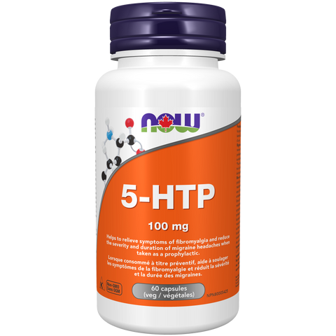 Now 5-HTP 100mg, 60 Capsules