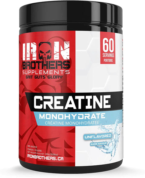 Iron Brothers CREATINE MONOHYDRATE, 60 Servings