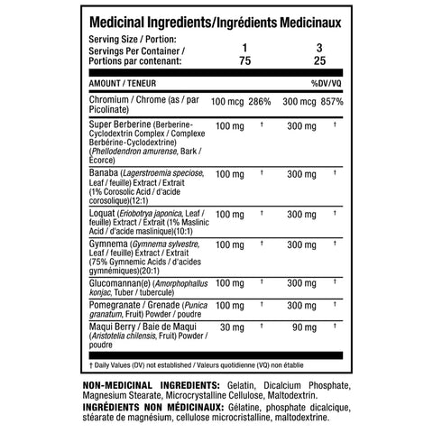 Allmax GlucoFX 75 Capsules