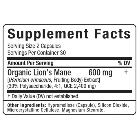 Allmax Lion's Mane 60 Capsules