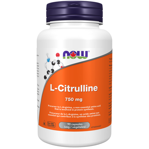 Now L-CITRULLINE, 90 Capsules