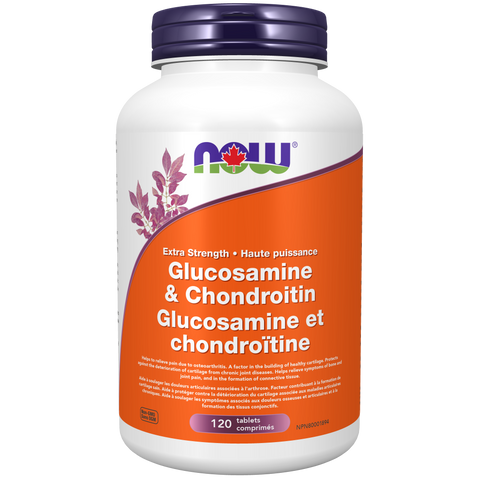 Now GLUCOSAMINE & CHONDROITIN, 120 Tabs