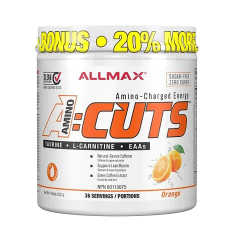 Allmax AMINO CUTS, *Bonus Size 36 Servings