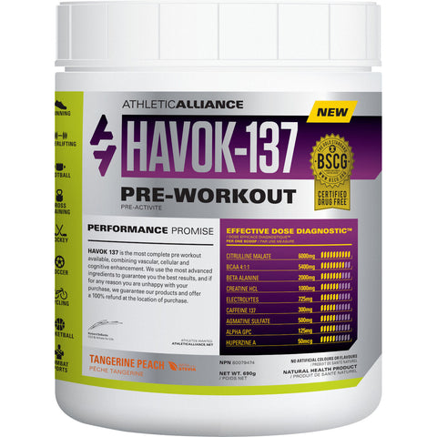 Athletic Alliance HAVOK-137, 60 Servings