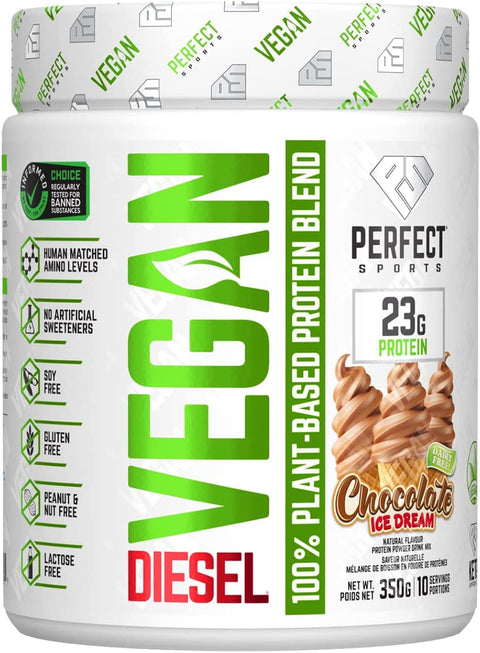 Perfect Sports DIESEL VEGAN 100% PLANT-BASED PROTEIN, 350g