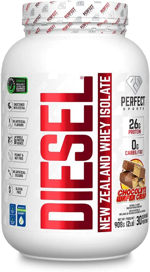 Perfect Sports DIESEL (New Zealand Whey Protein Isolate), 2lb