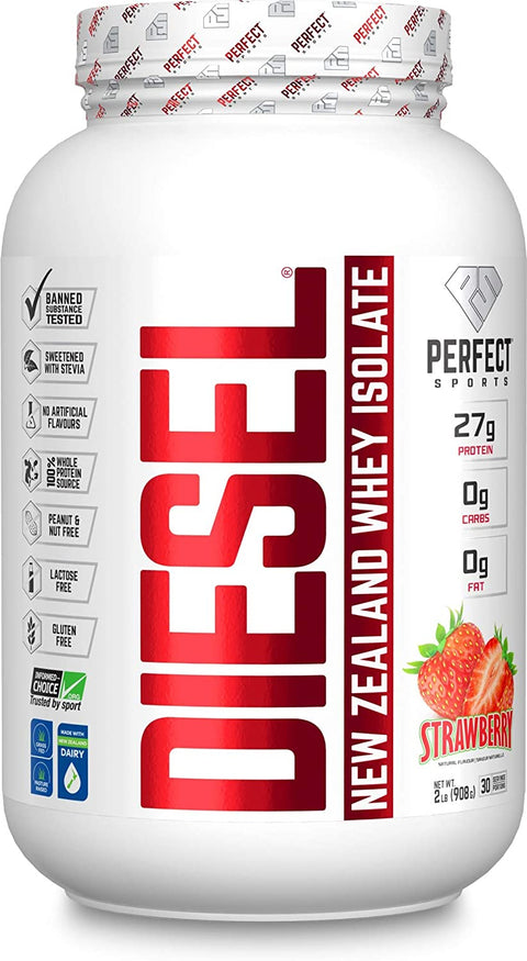 Perfect Sports DIESEL (New Zealand Whey Protein Isolate), 2lb