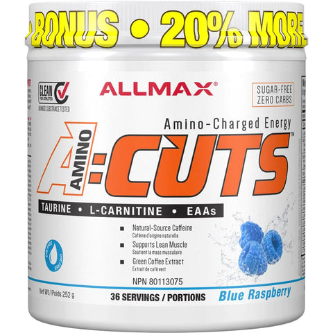 Allmax AMINO CUTS, *Bonus Size 36 Servings