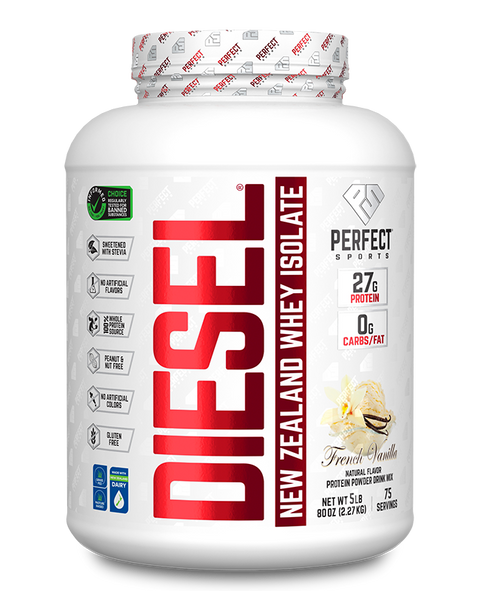 Perfect Sports DIESEL (New Zealand Whey Protein Isolate), 5lb