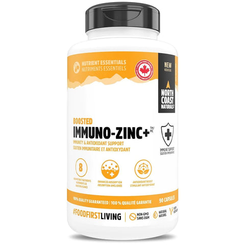 North Coast Naturals BOOSTED IMMUNO-ZINC+, 90 Capsules