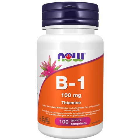 Now VITAMIN B-1 100mg, 100 Tablets