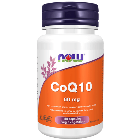 Now CoQ10 60mg, 60 Capsules