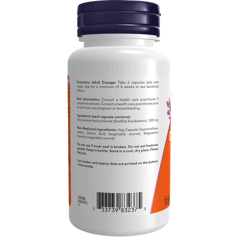 Now GLUCOSAMINE 1000mg, 60 Capsules