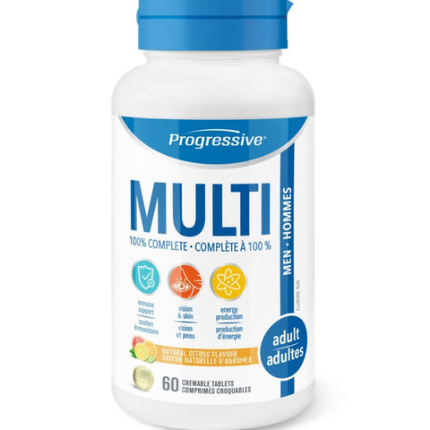 Progressive Men's Chewable Multi, 60 Tablets