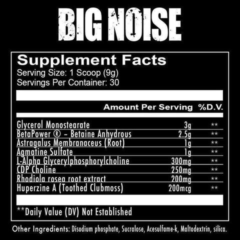 RedCon1 BIG NOISE, 30 Servings (Best Before Sept 30/24)