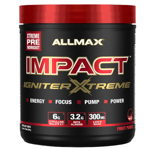 Allmax IMPACT IGNITER XTREME, 40 Servings (Expiration Sept 30,2024)